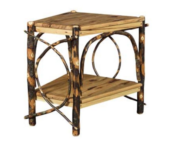 Wedge Shaped End Table